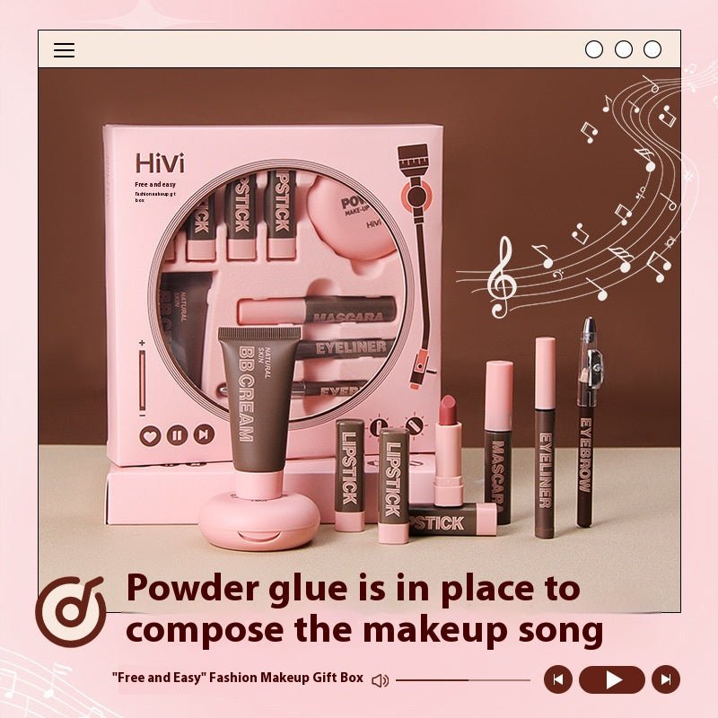 Glue Record Limited Lipstick Powder Beauty Gift Set - Eshtree