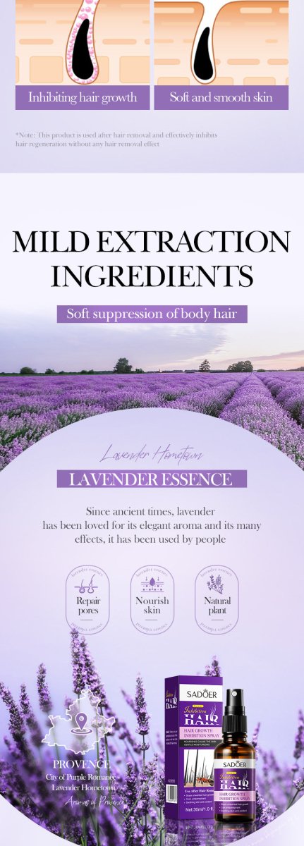 Hair Growth Inhibition Armpit Leg Hair Spray - Eshtree