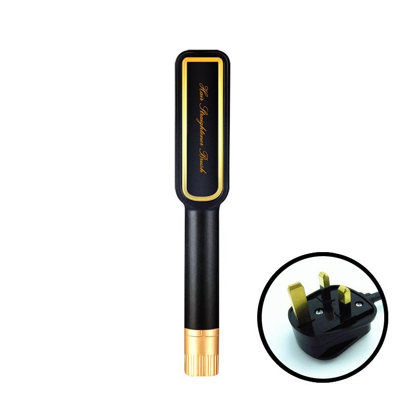 Hair Straightener, Electric Splint, Straight Clamp, Ceramic Hair Straightener, Straight Plate, Black Electronic Thermostat, American Standard Hair Straightener - Eshtree