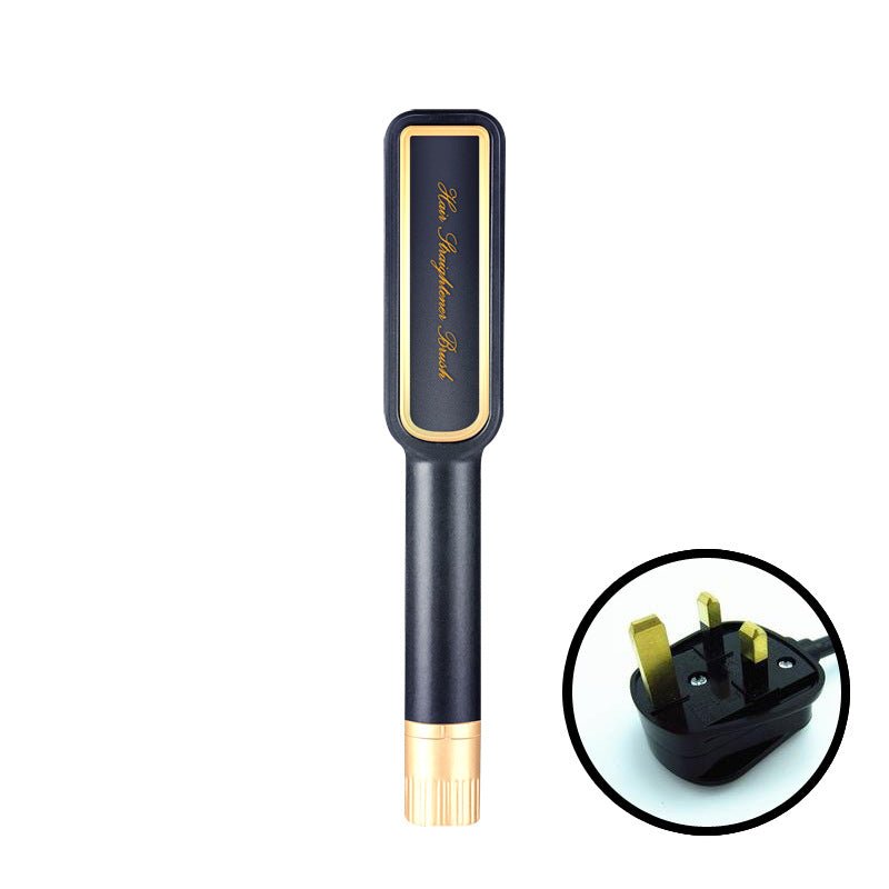 Hair Straightener, Electric Splint, Straight Clamp, Ceramic Hair Straightener, Straight Plate, Black Electronic Thermostat, American Standard Hair Straightener - Eshtree