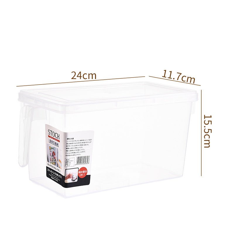 Handle Large Capacity Transparent Fresh - keeping Refrigerator Storage Box - Eshtree