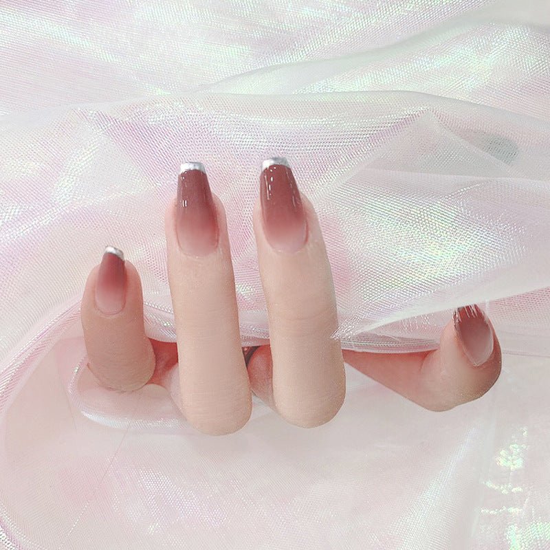 Head Matte Frosted Almond Shape Wear Nail Nail Piece Finished - Eshtree