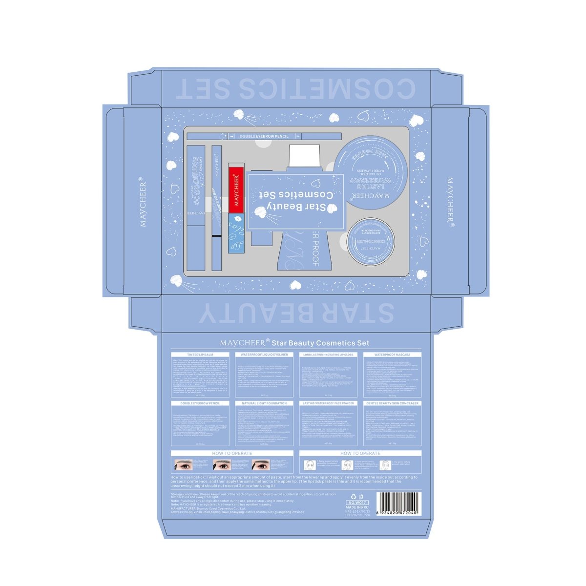 Heart - to - heart Beauty Kit Mascara - Eshtree