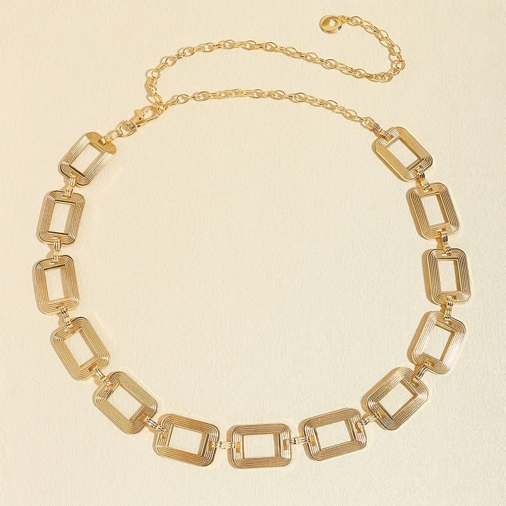 High - grade Metal Women's Hip Hop Style Decorative Waist Chain - Eshtree