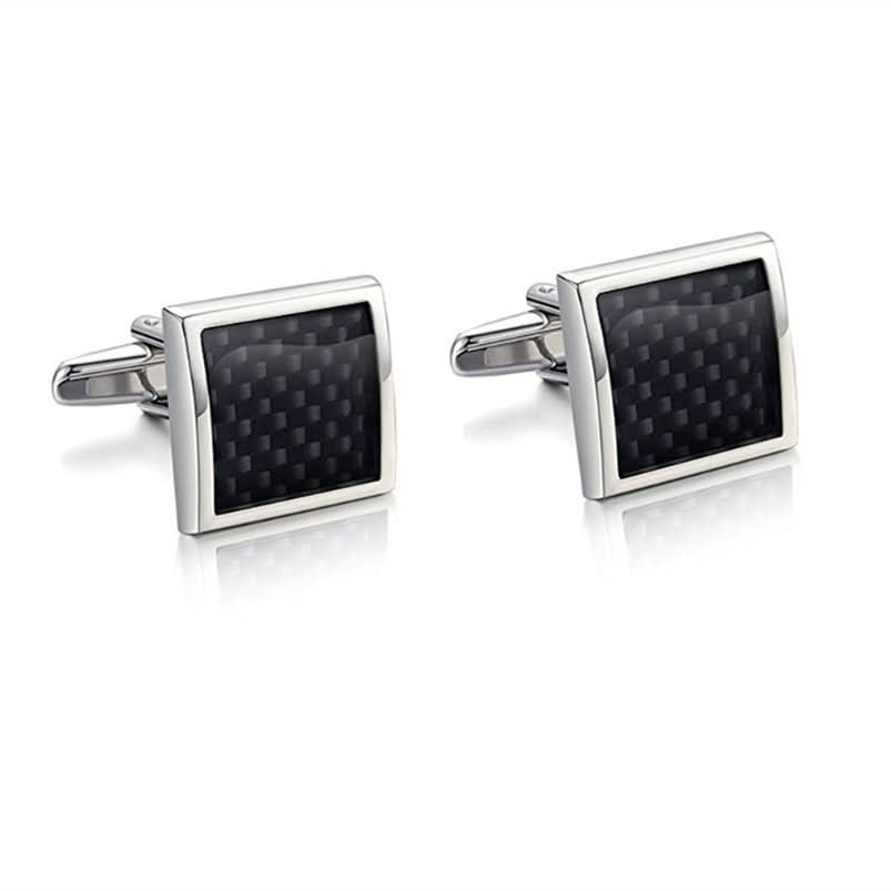 High quality French shirt cufflinks Carbon fiber cuffs Dresses Umbrella cufflinks - Eshtree
