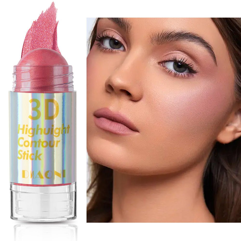 Highlight Contour Stick Outline Shading Powder Three - dimensional Brightening Crouching Silkworm Face Blusher - Eshtree