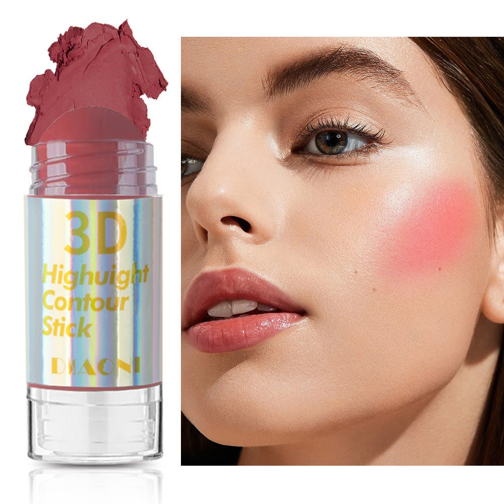 Highlight Contour Stick Outline Shading Powder Three - dimensional Brightening Crouching Silkworm Face Blusher - Eshtree