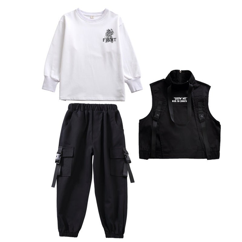 Hip Hop Costume Boys And Girls Fashion Trendy Children's Clothing - Eshtree