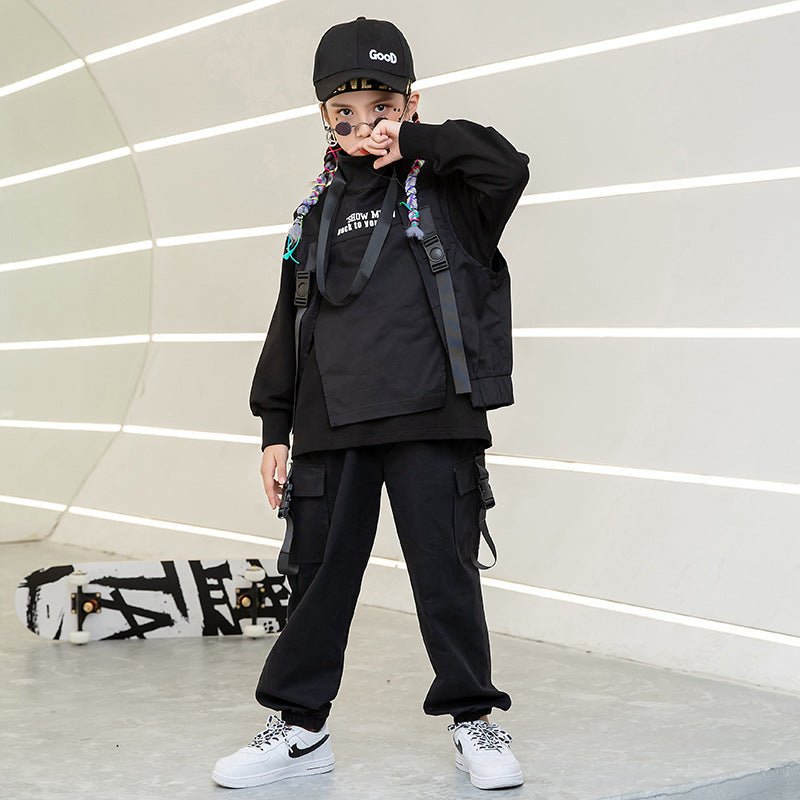 Hip Hop Costume Boys And Girls Fashion Trendy Children's Clothing - Eshtree