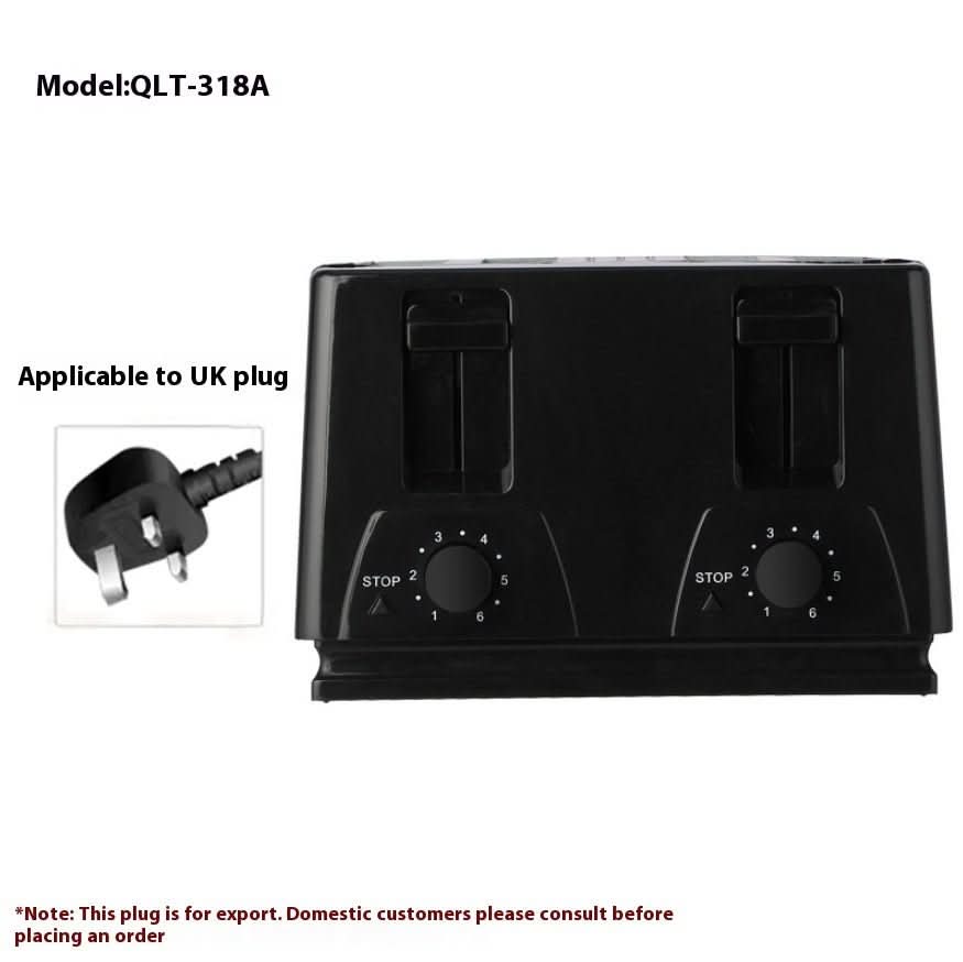 Home Breakfast Bread Maker Toaster One Machine Double Roast - Eshtree