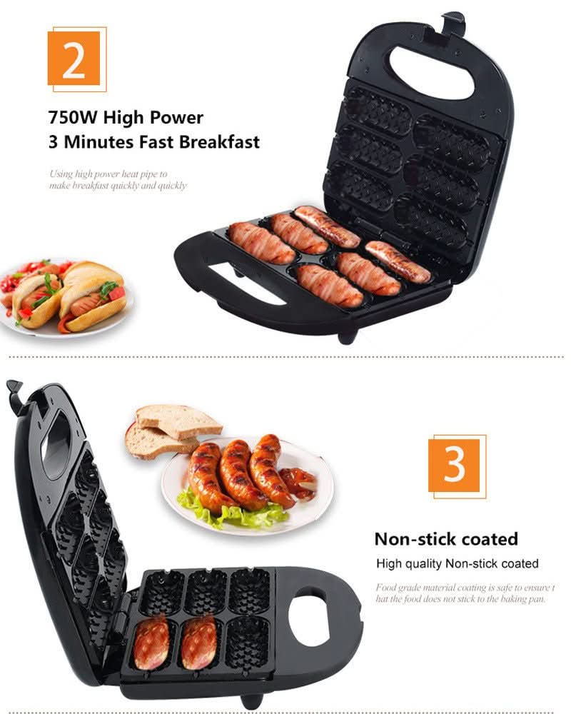 Home Hot Dog Roast Sausage Frying Machine Kitchen Gadgets - Eshtree
