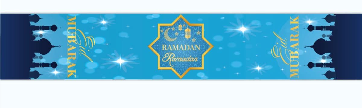 Home Muslim Ramadan Decorative Cloth Table Flag - Eshtree