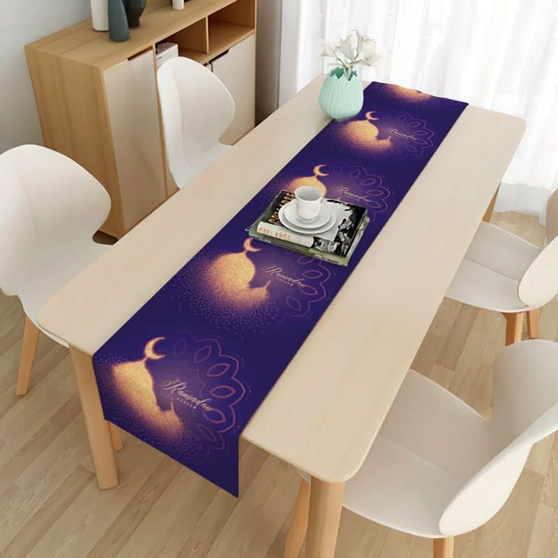 Home Muslim Ramadan Decorative Cloth Table Flag - Eshtree
