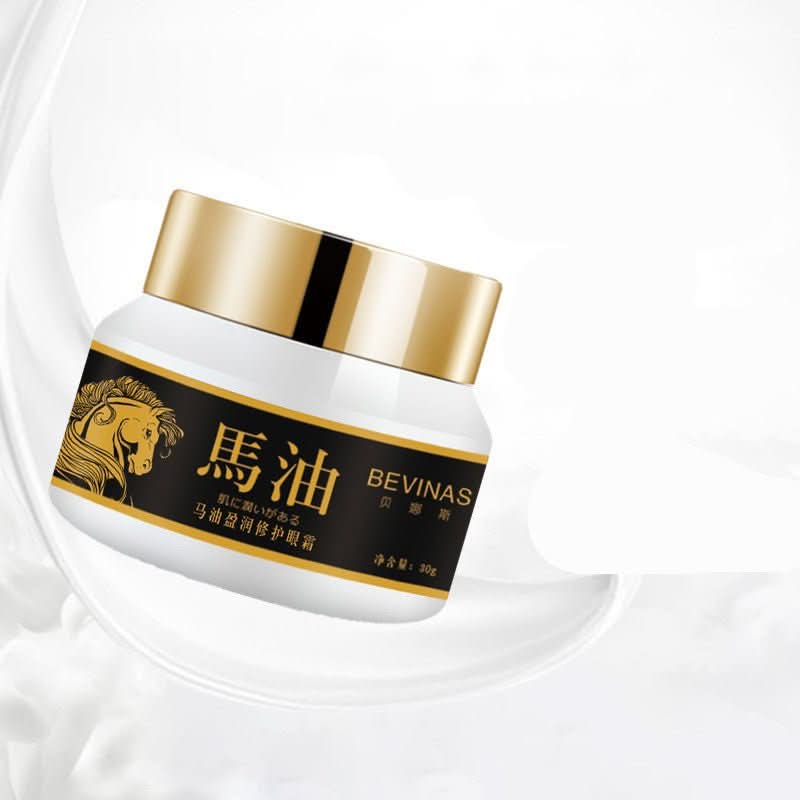 Horse Oil Eye Cream 30g Glass Bottle Moisturizing And Hydrating To Improve The Eye Area - Eshtree