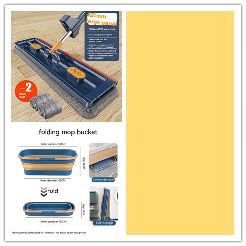 Household Double Handle Washing Mop Bucket - Eshtree