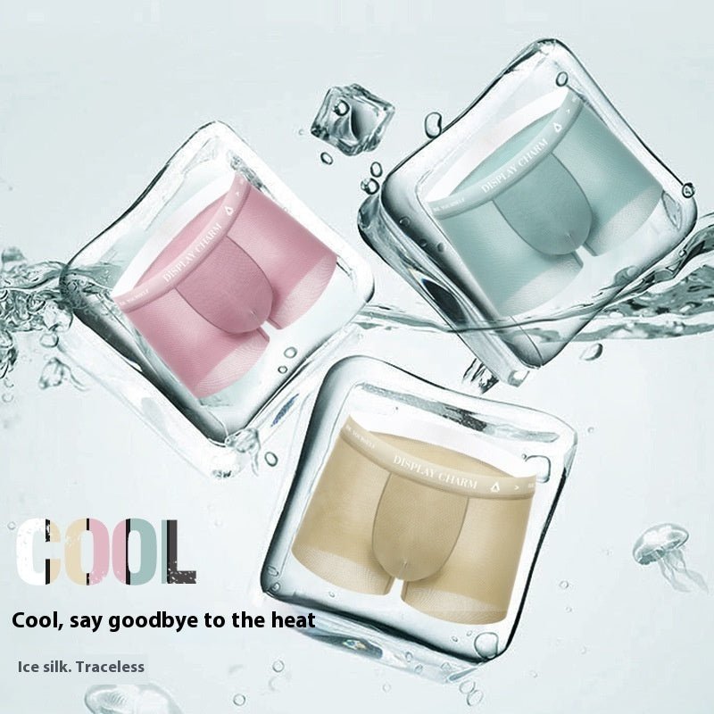 Ice Silk Men's Underwear Thin Breathable Boxers - Eshtree