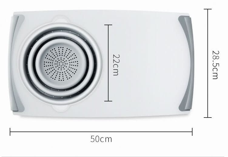 Innovative Multi - Functional 3 in 1 Chopping Board Detachable Folding Drain Basket Sink Cutting Board - Eshtree