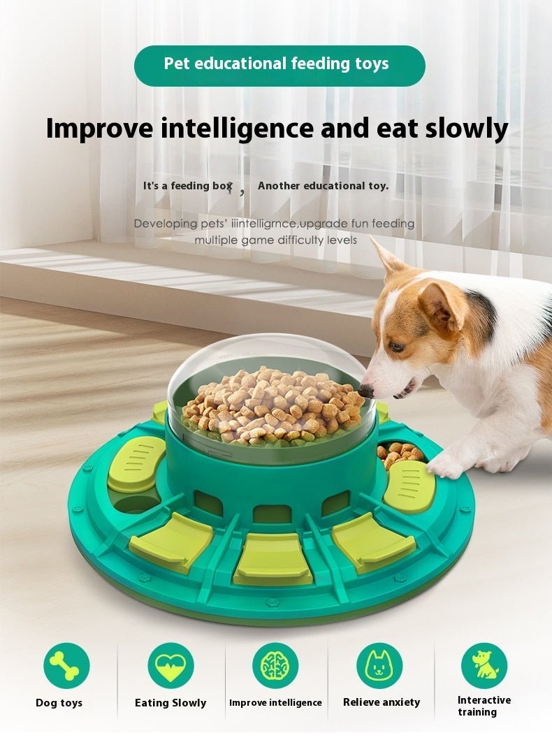 Interactive Dog Puzzle Toy For IQ Improvement And Slow Feeding Suitable For All Sizes Pets Nutritious Diet - Friendly Non - Electric Plastic Pets Game Pet Products - Eshtree
