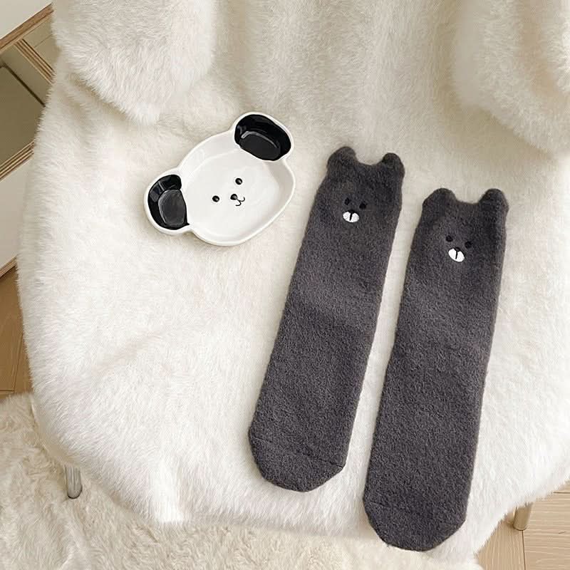 Japanese Three - dimensional Cat Women's Mid - calf Length Sock - Eshtree