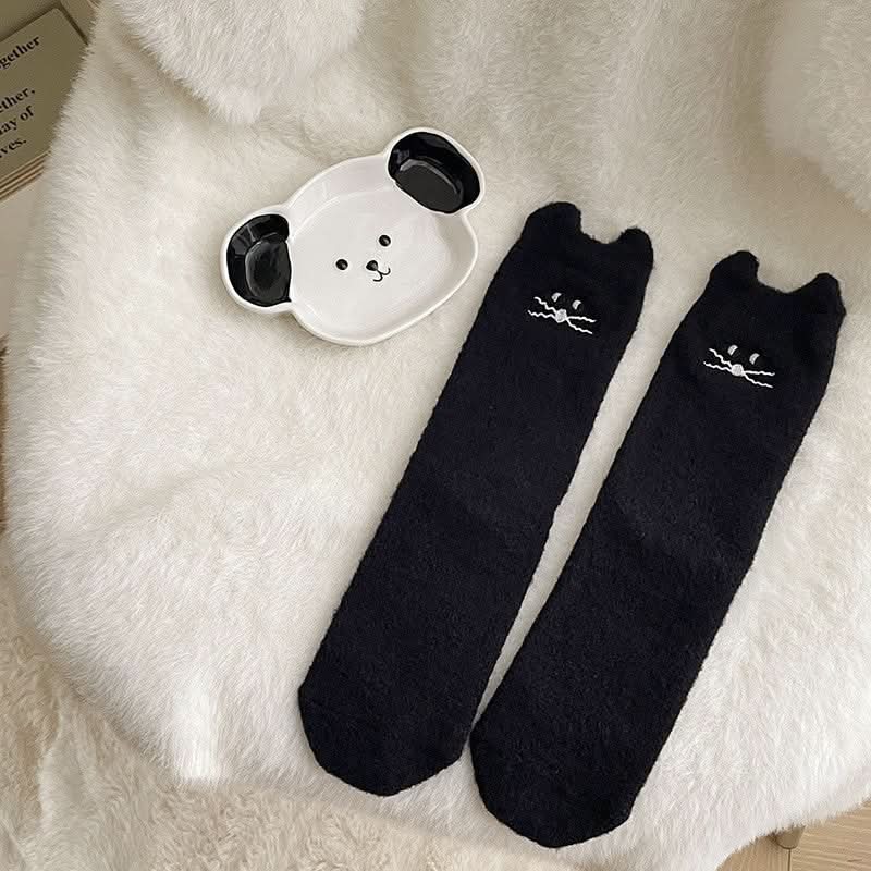 Japanese Three - dimensional Cat Women's Mid - calf Length Sock - Eshtree