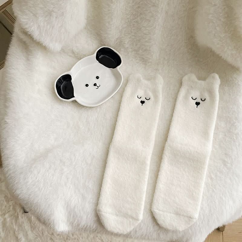 Japanese Three - dimensional Cat Women's Mid - calf Length Sock - Eshtree