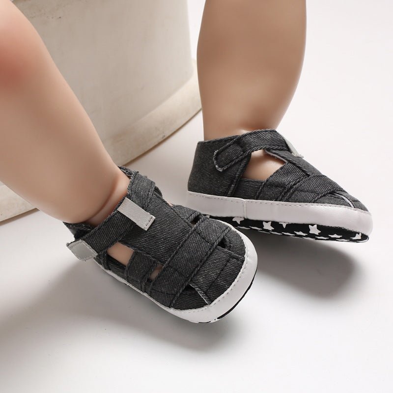 Kids Newborn Baby Boys Fashion Summer Soft Crib Shoes First Walker Anti Slip Sandals Shoe - Eshtree