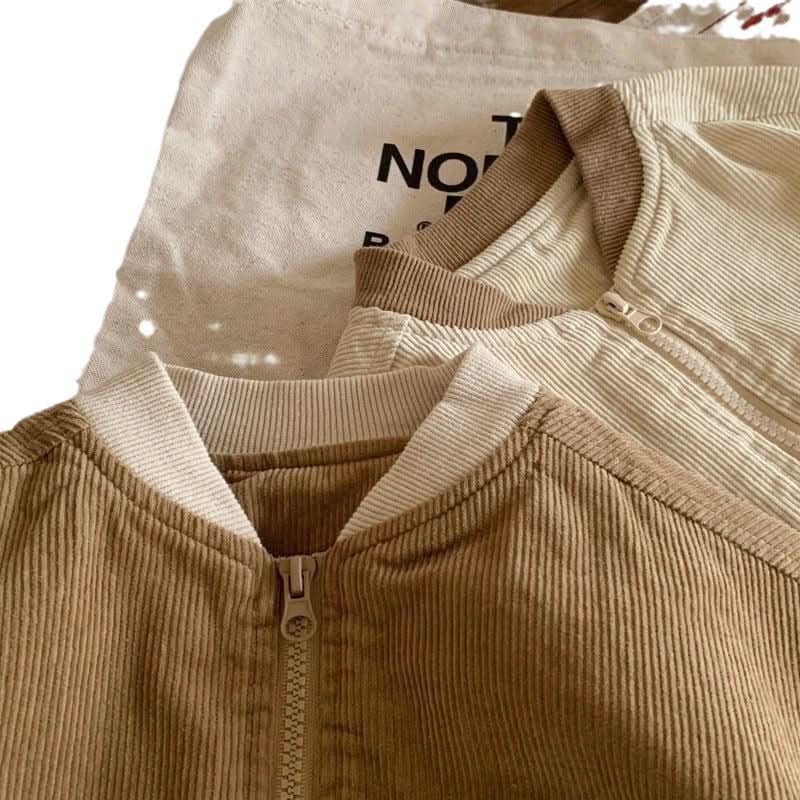 Kids' Overcoat Spring Clothing Japanese And Korean Corduroy - Eshtree