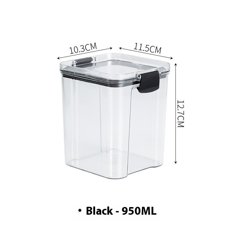 Kitchen Sealed Jar Storage Box Household Plastic Dry Goods Storage Food Storage Tank - Eshtree