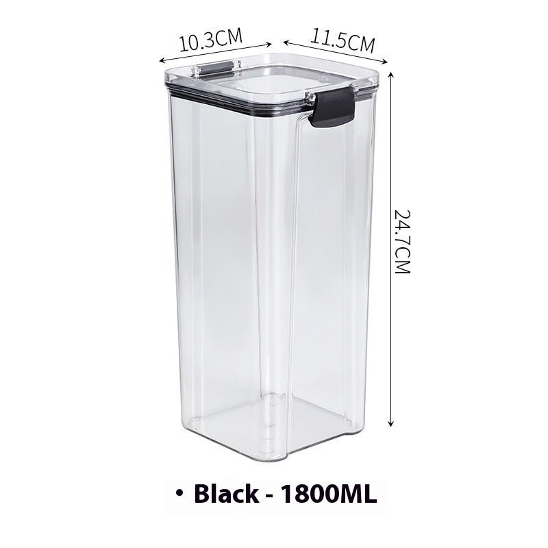 Kitchen Sealed Jar Storage Box Household Plastic Dry Goods Storage Food Storage Tank - Eshtree