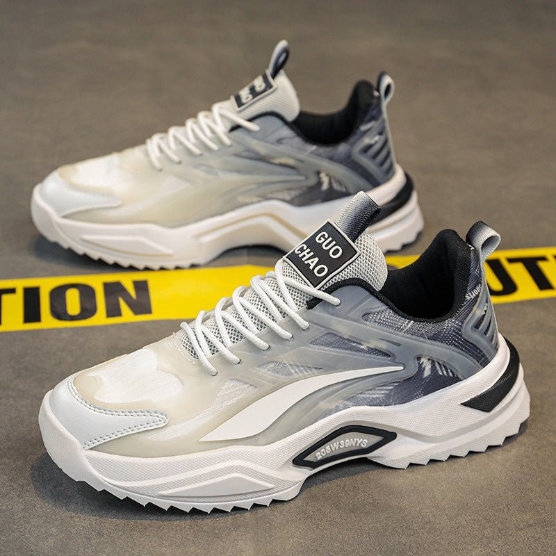 Lace - up Dad Shoes Fashion Thick - soled Sports Shoes Casual Breathable Sneakers For Men - Eshtree