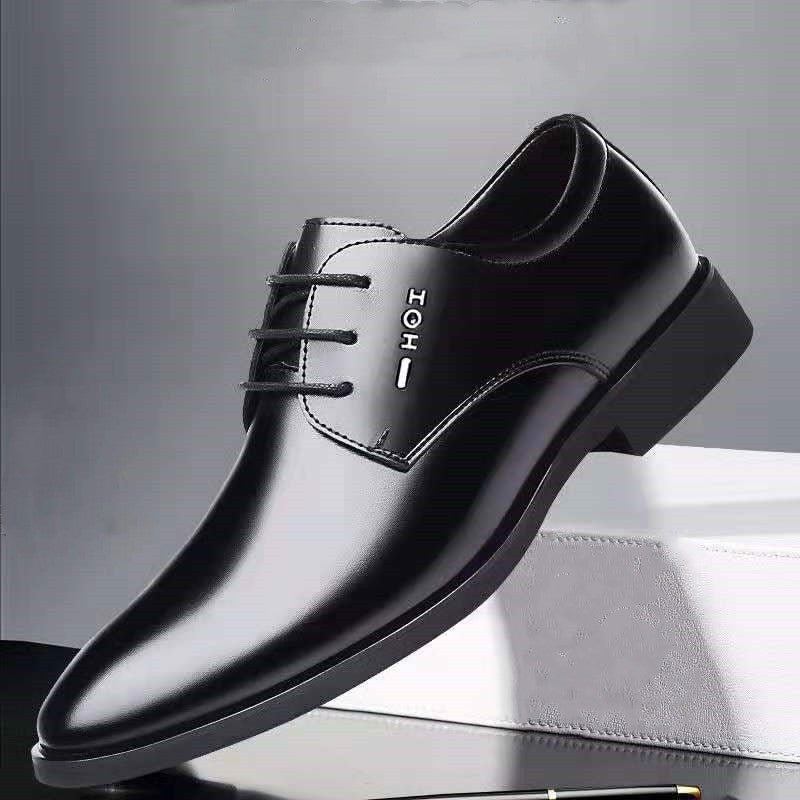 Large Size Men's Leather Shoes Business Suit Korean Version - Eshtree