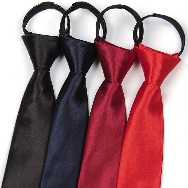 Lazy Zip Tie Men's Business Formal Shirt Accessories Narrow - Eshtree