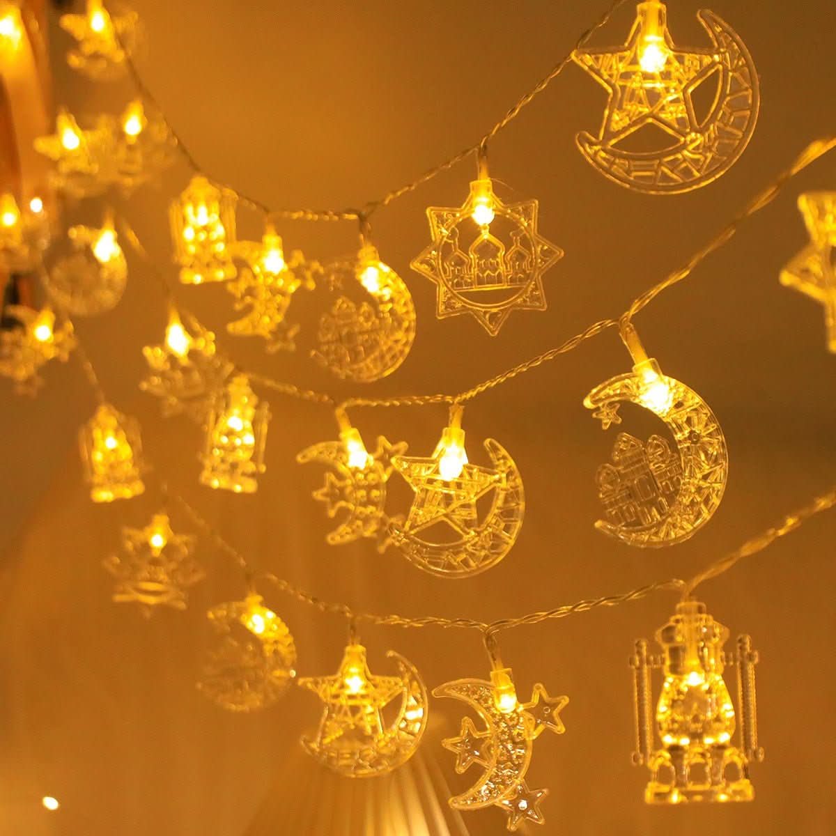 LED Moon Castle Lighting Chain Holiday Decoration - Eshtree