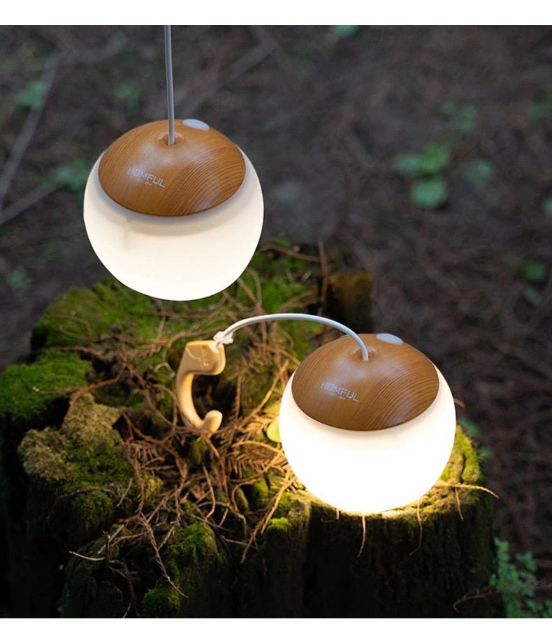 LED Rechargeable Camping Outdoor Campsite Long - Lasting Lighting Dimmable Tent Lamp - Eshtree