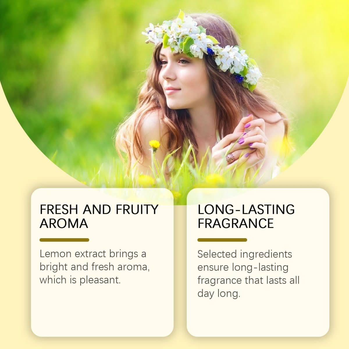 Lemon Yellow Perfume Light Perfume Charming Charm - Eshtree