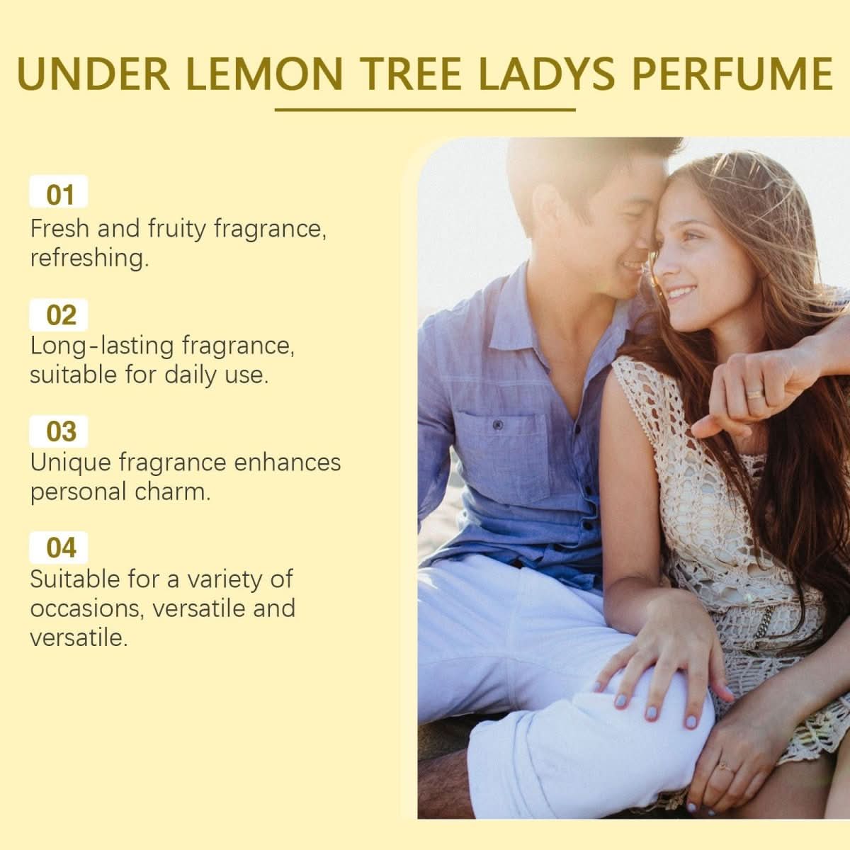 Lemon Yellow Perfume Light Perfume Charming Charm - Eshtree