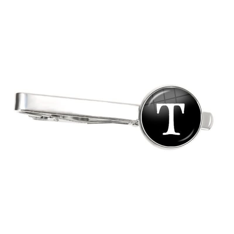 Letter Tie Clip Decoration With French Shirt - Eshtree