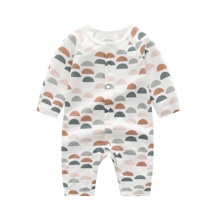 Light And Soft Bamboo Fiber Baby Jumpsuit Floral Animal Cute Print Spring Autumn Newborn Clothes Unisex Long Sleeve Baby Rompers For Boys Girls - Eshtree