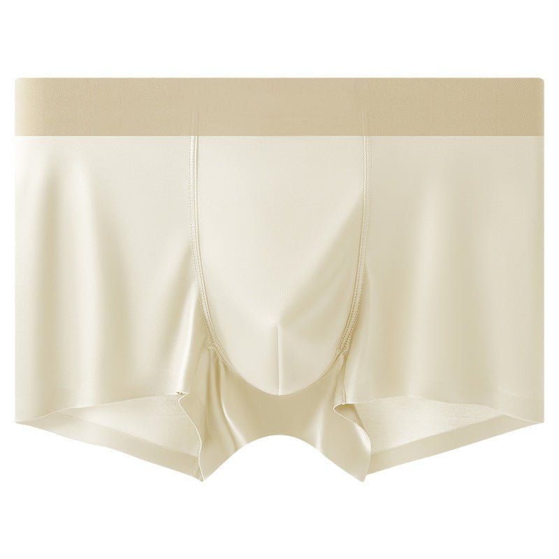 Light - luxury Satin Ice Silk Antibacterial Mens Boxer Briefs - Eshtree