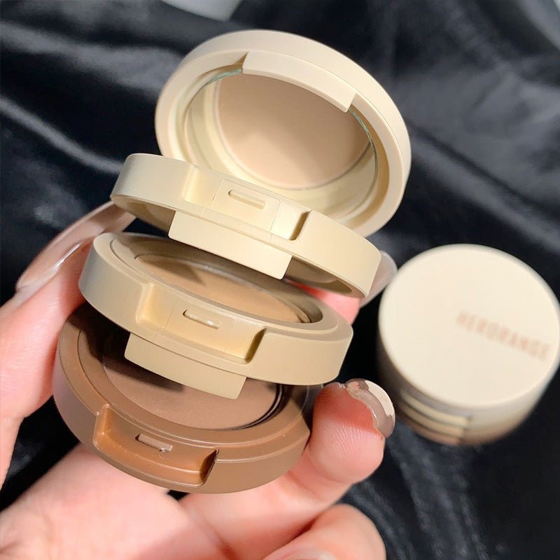 Light Wind Floating 3 - color Earth Color Eye Shadow Plate - Eshtree