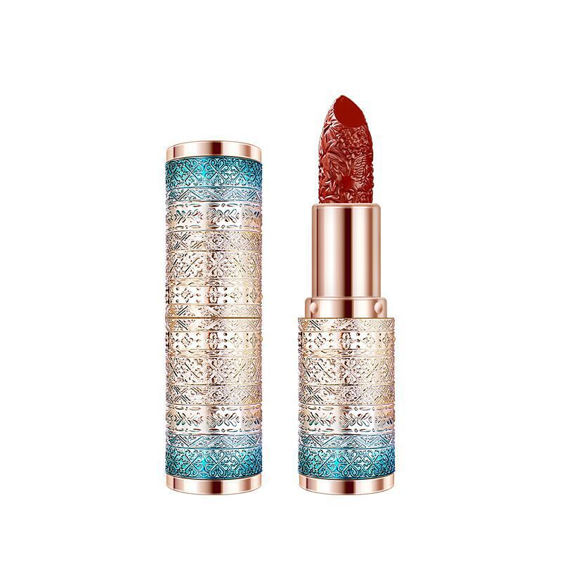 Linzhuang Velvet Matte Carved Lipstick Is Not Easy To Fade - Eshtree