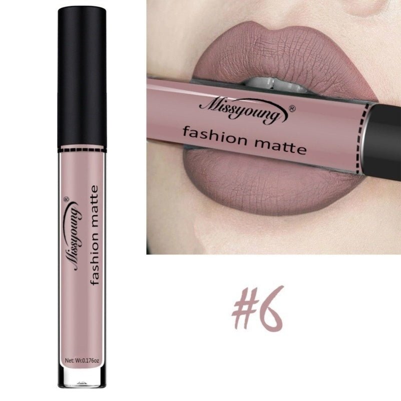Lip Gloss Liquid Lipstick Non - Stick Cup Matte Makeup Llipstick - Eshtree