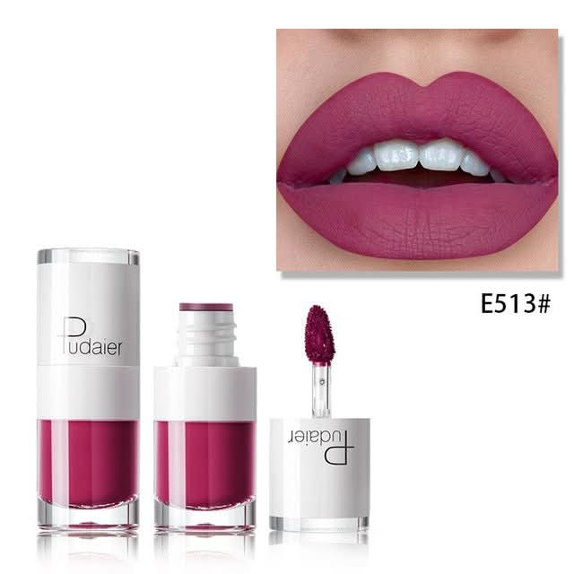 Lipstick 16 color white bottle matte lip gloss lasting moisturizing - Eshtree