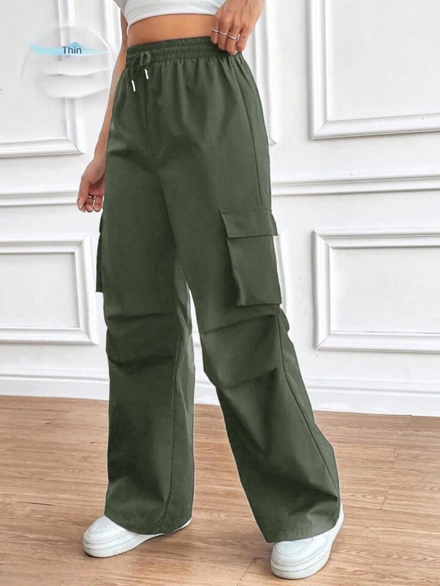 Loose - fitting Casual Workwear - style Commuter Pants For Women - Eshtree