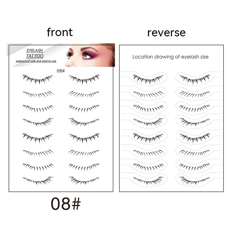 Lower Eyelashes Tattoo Sticker Disposable Waterproof - Eshtree