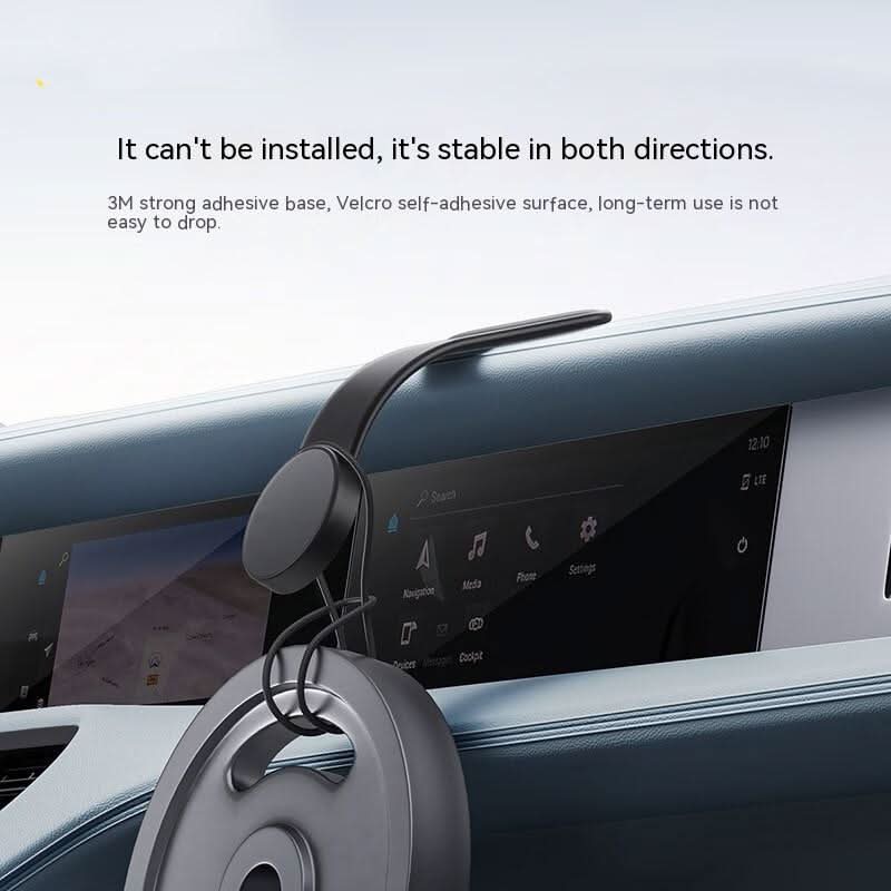 Magnetic Bendable Car Mobile Phone Holder Wireless Charger Phone Holder 15W Car Dash Mount Compatible With Phone - Eshtree