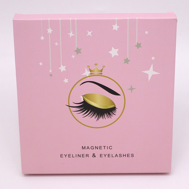 Magnetic Eyelashes Eyeliner Set Long Lasting False Mink Waterproof Eye Lashes Extension Reusable Beauty Makeup Tool - Eshtree