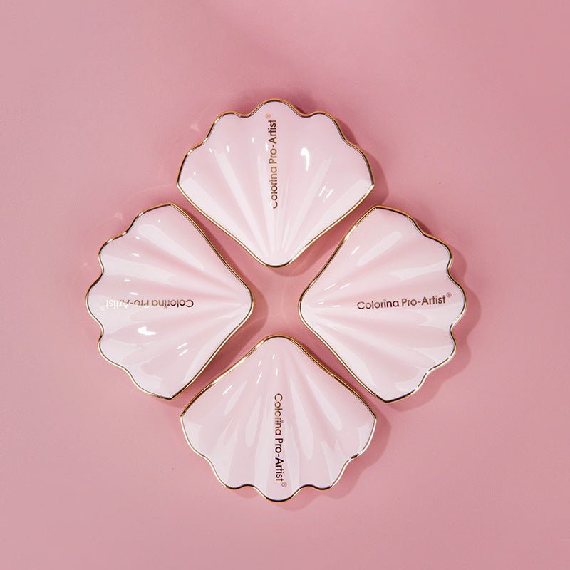 Makeup Shell Double Color Mirror Powder Blusher - Eshtree