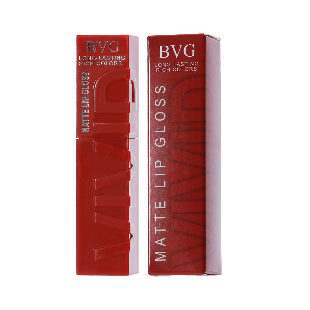 Matte Finish Lip Lacquer Sets Nonstick Cup Non - fading Lip Gloss Lip Gloss Moisturizing - Eshtree