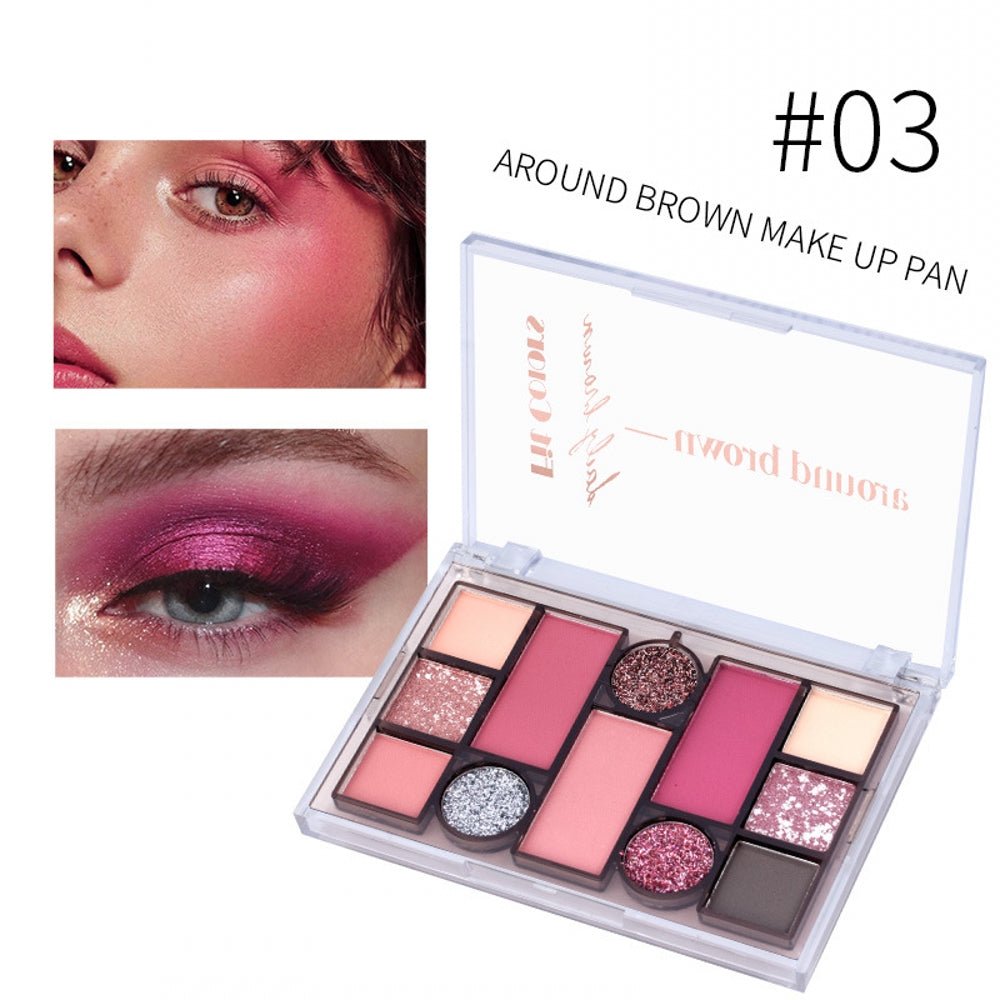 Matte Pearlescent Earth Eyeshadow Palette - Eshtree